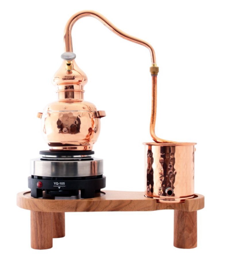 画像3: シリーズ累計1,000台突破！＜おうちでハーブウォーターづくり＞15分で新鮮コスメづくり｜コンセント式　小型　水蒸気蒸留器「基本セット」（蒸留１回で100ml抽出できます） (3)