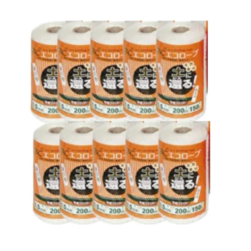 画像1: 誘引ヒモ食用バラ好適品（6ヶ月で土に還る）200m巻×１０巻【ナカイローズファーム推奨品】送料無料【発送地：山形】 (1)