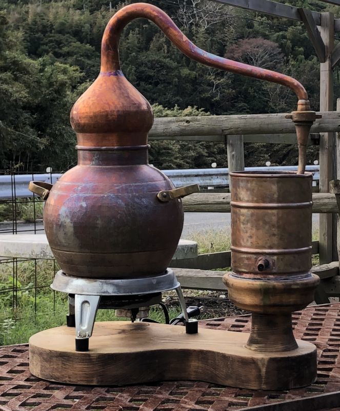 フローラルウォーター抽出用 水蒸気蒸留器 銅製 業務用 サロン用 アロマ エステ